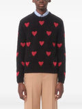 Valentino Garavani heart-patterned sweater