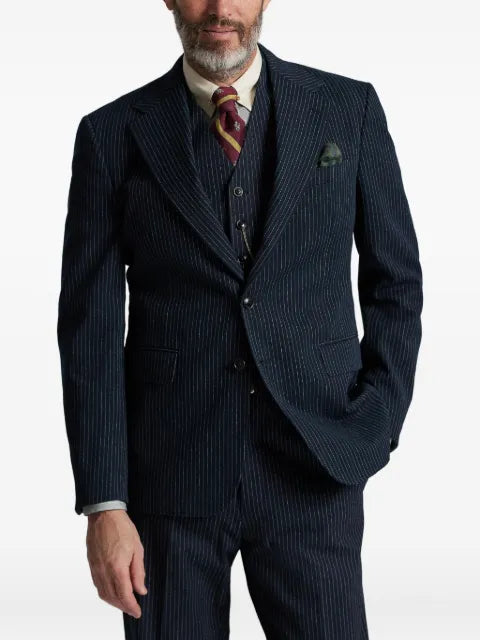 Ralph Lauren RRL pinstripe-pattern single-breasted blazer