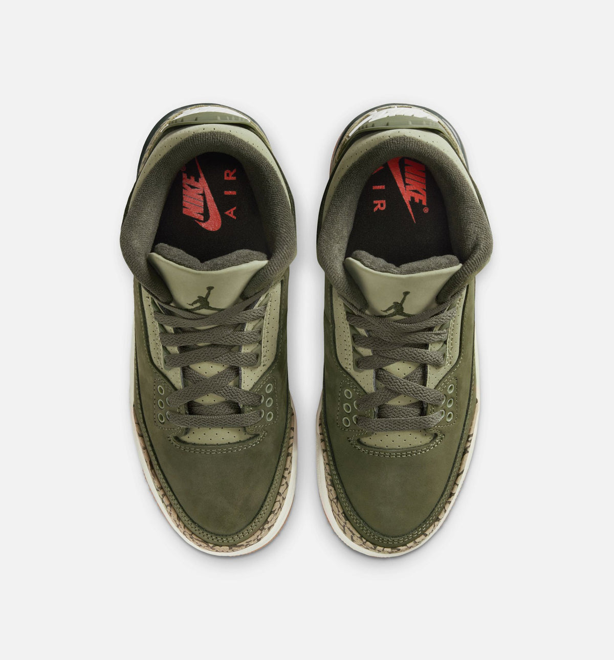 Air Jordan 3 Retro Medium Olive Big Kids' Lifestyle Shoes - Medium Olive/Sequoia/Neutral Olive/Sail